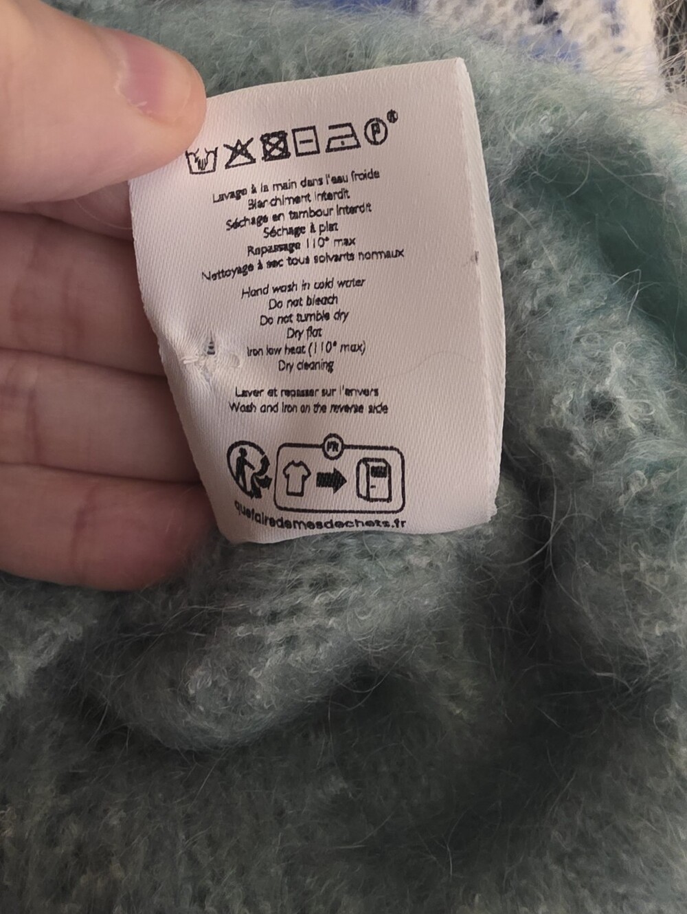 Sezane Amance Cardigan - Sea Green - Picture 7 of 7